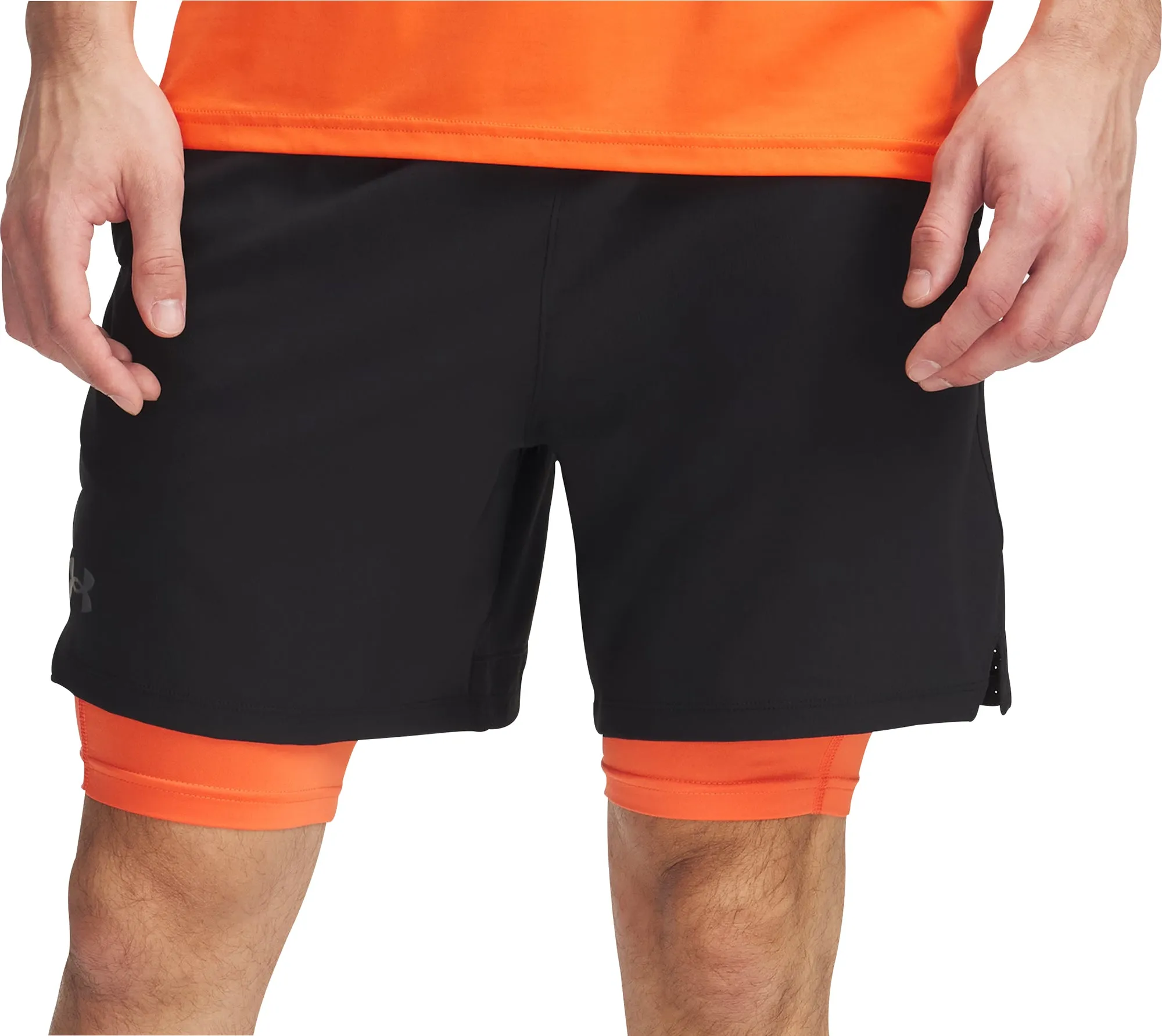 healthcare industry Under Armour Vanish Woven 2 In 1 Mens Training Shorts - Black