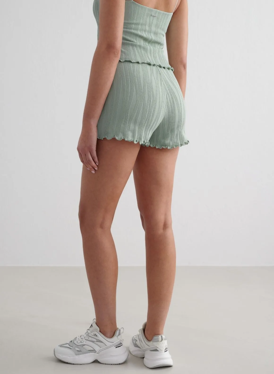 Game Day Aqua Tulip Shorts