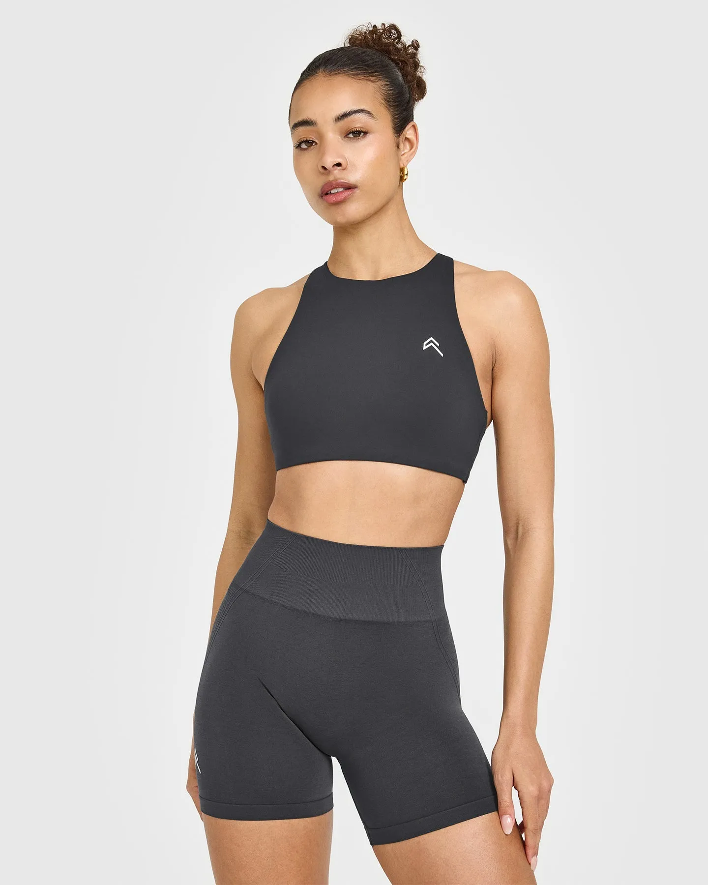 EasyLift? High Neck Sports Bra | Coal Fit Durable Comfort Athletic Wear