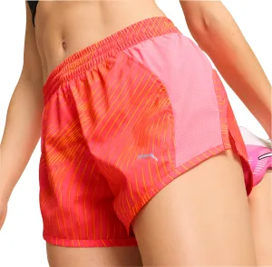 Puma Favourite Velocity 3 Inch Womens Running Shorts - Pink Modern Look