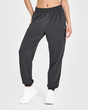 DoubleLayered Fabric AirMove? Joggers | Coal Air Flow Rubberized grip
