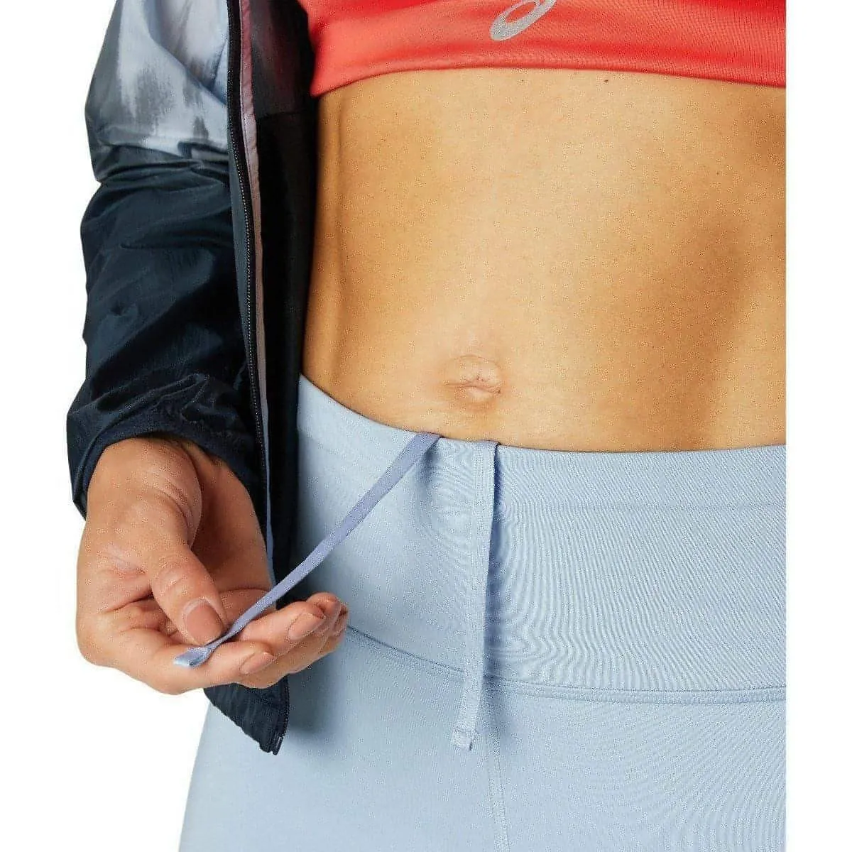 Asics Kasane Sprinter Womens Short Running Tights - Blue City Shorts