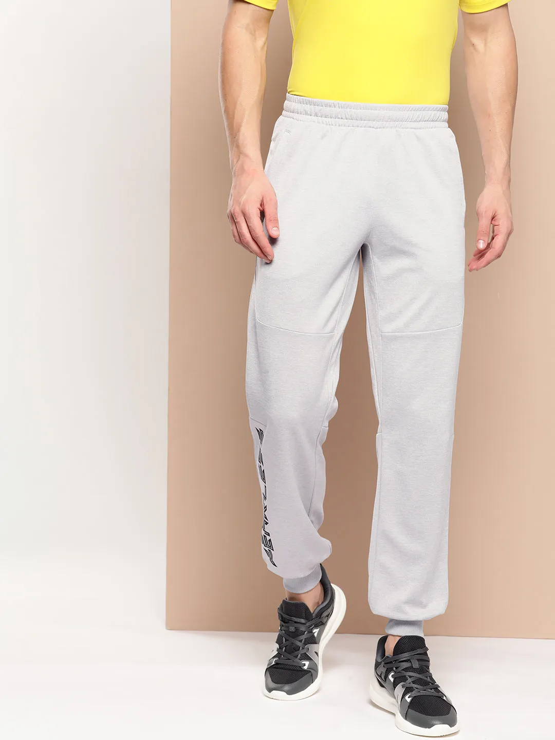 Sporty Style Alcis Men Typography Printed Slim Fit Joggers