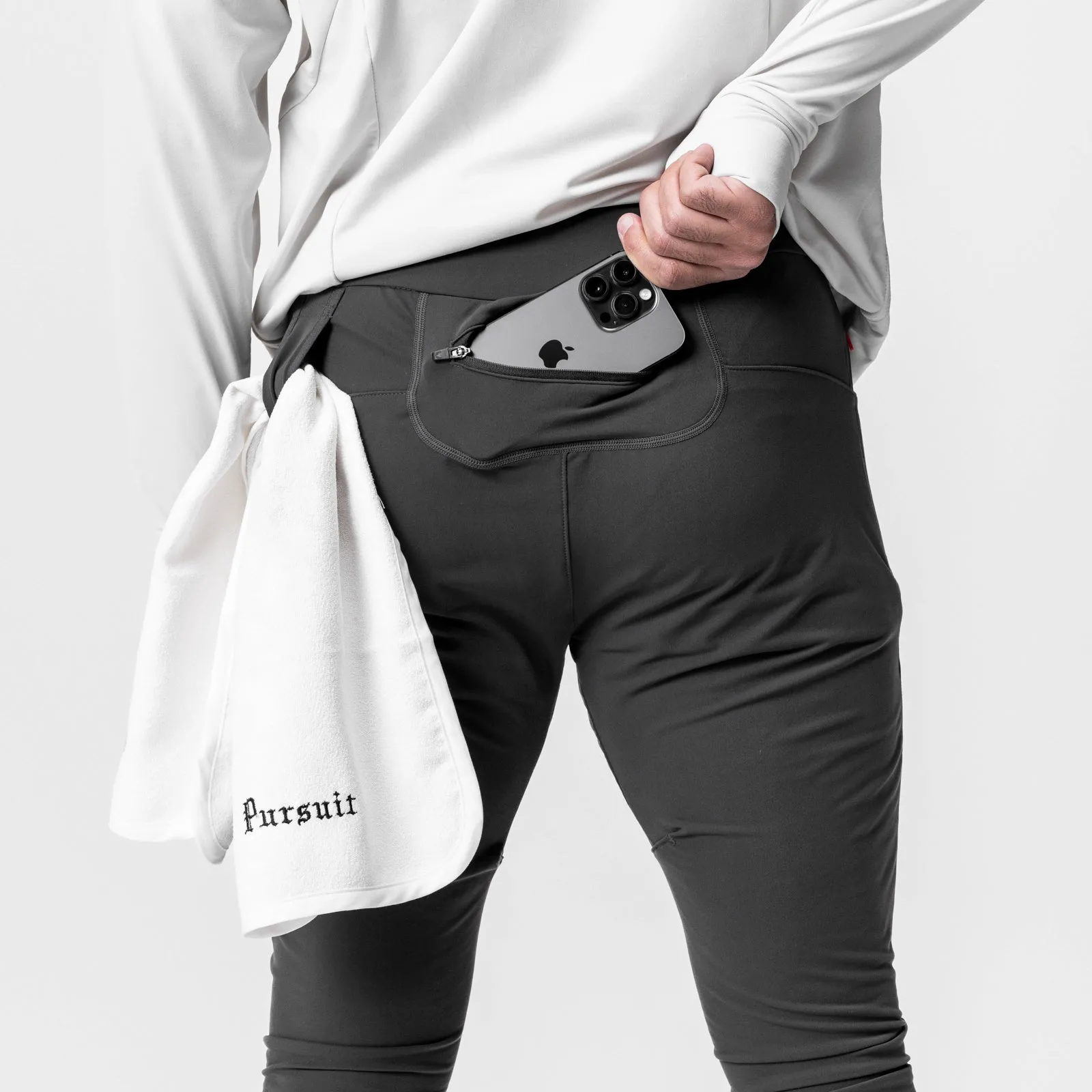 0694. Thermal Hybrid Jogger - Space Grey Modern Waist