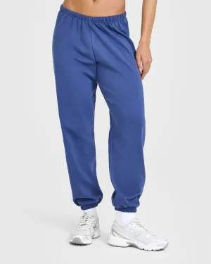 No Iron Breathable Material Lightweight Graphic Joggers | Shadow Blue