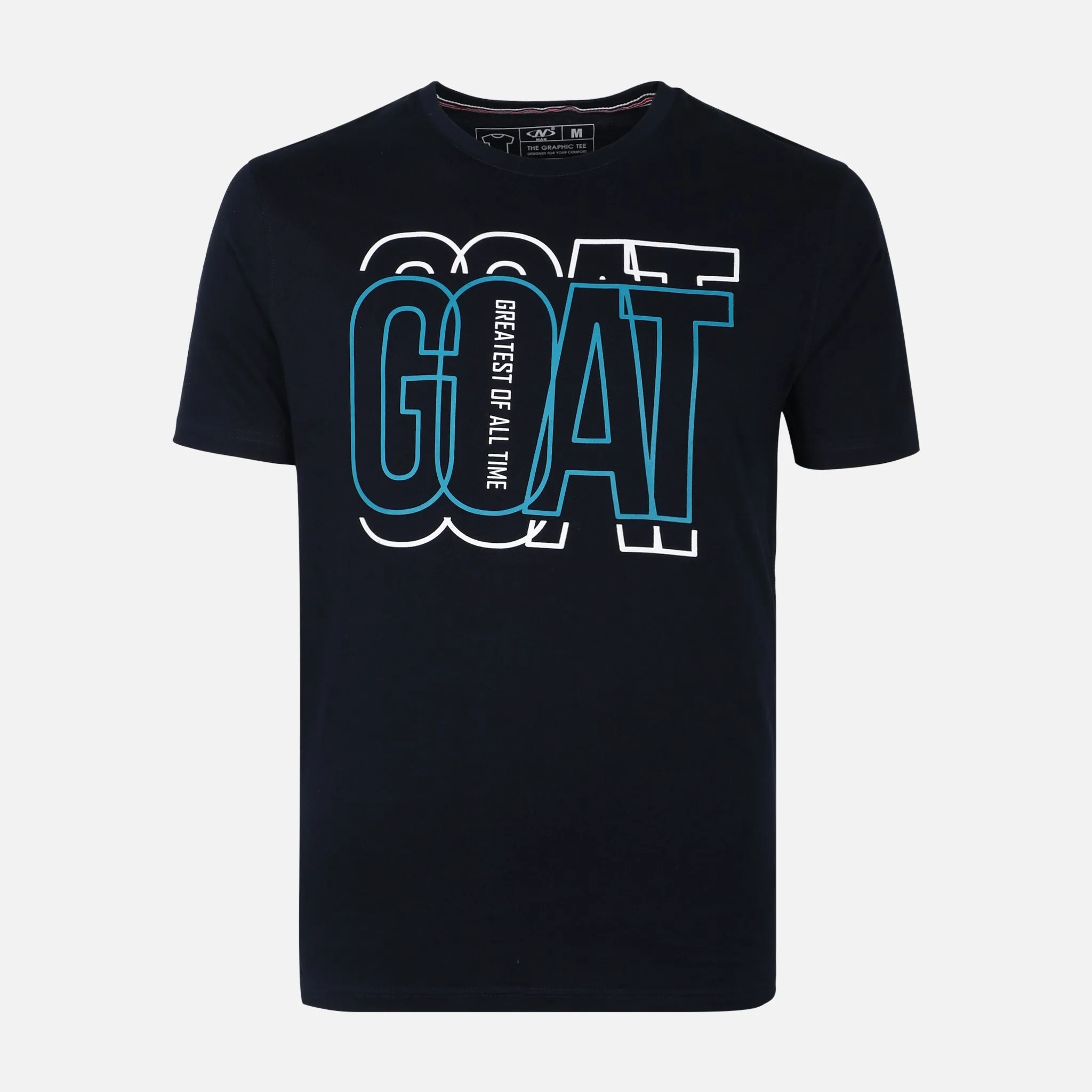 MEN GRAPHIC T-SHIRT ROUND NECK REGULAR FIT Nordic Light