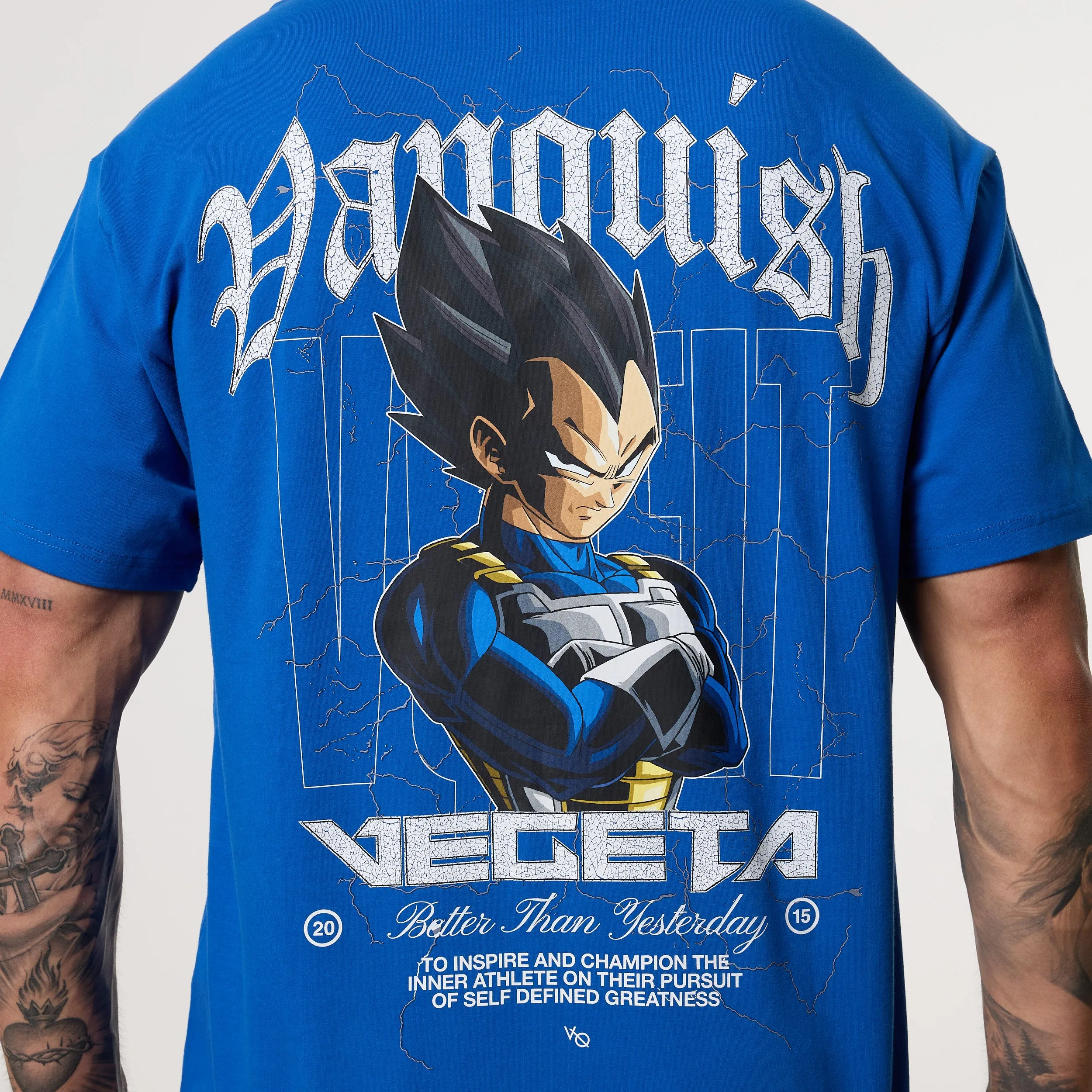 Vanquish DBS Vegeta Blue T-Shirt Relaxed Comfort Fit Bohemian freedom