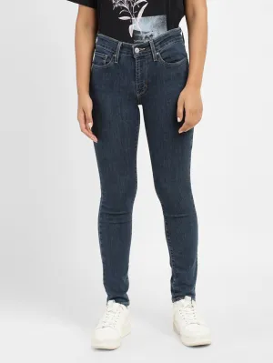 Outdoor Outfit Urban Style Women's 710 Blue Skinny Fit Mid Rise Jeans