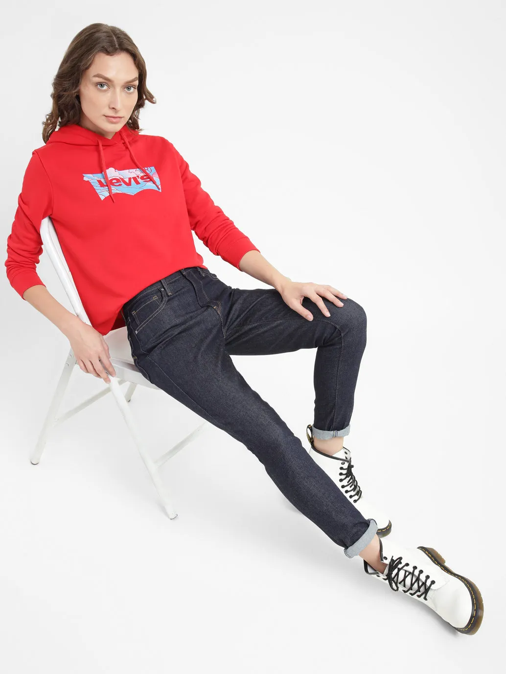 Formal Classic Wear Loose General Option Women's 721 Indigo Skinny Fit High Rise Jeans