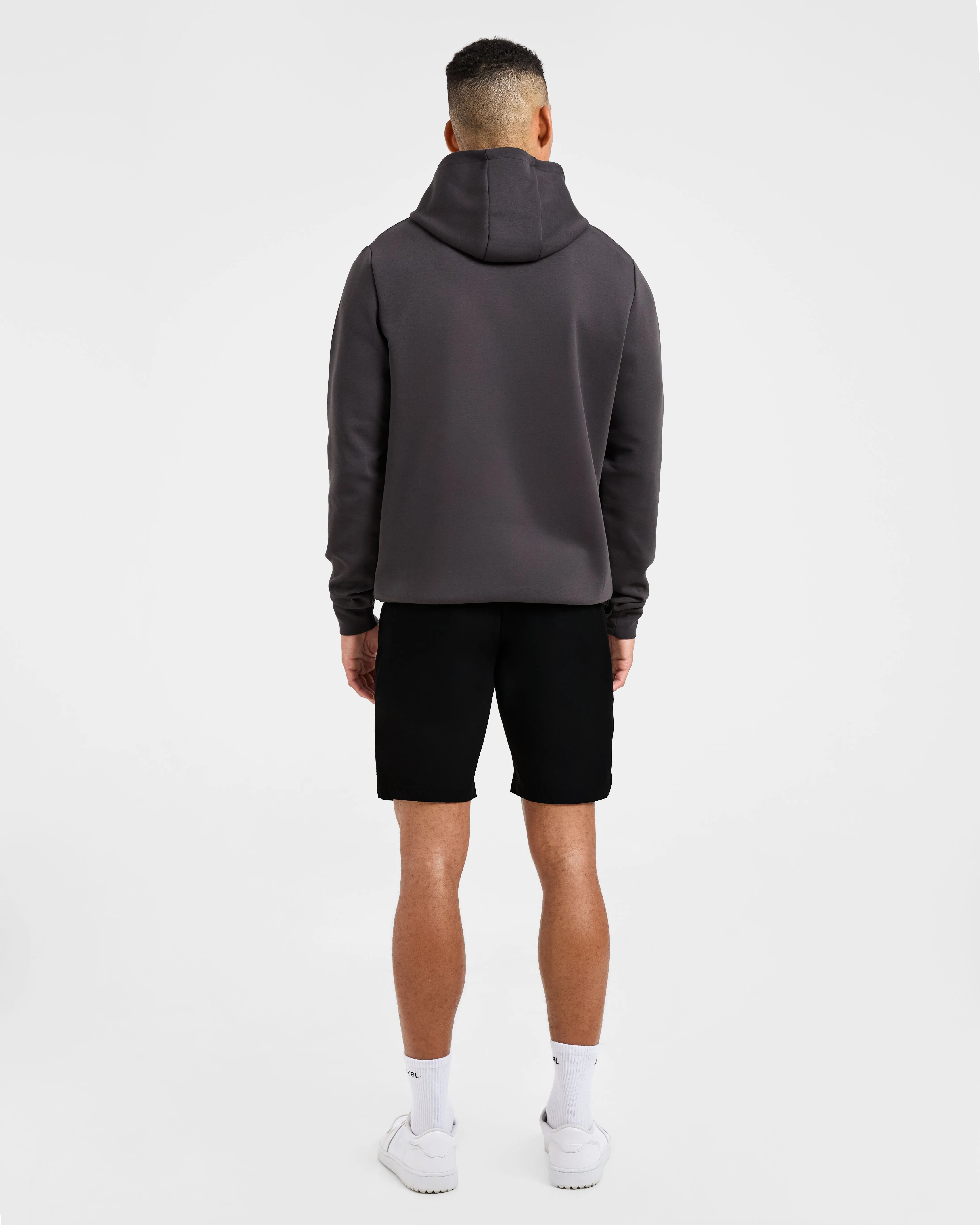 Trendy Style Water Resistant Performance Hoodie - Charcoal