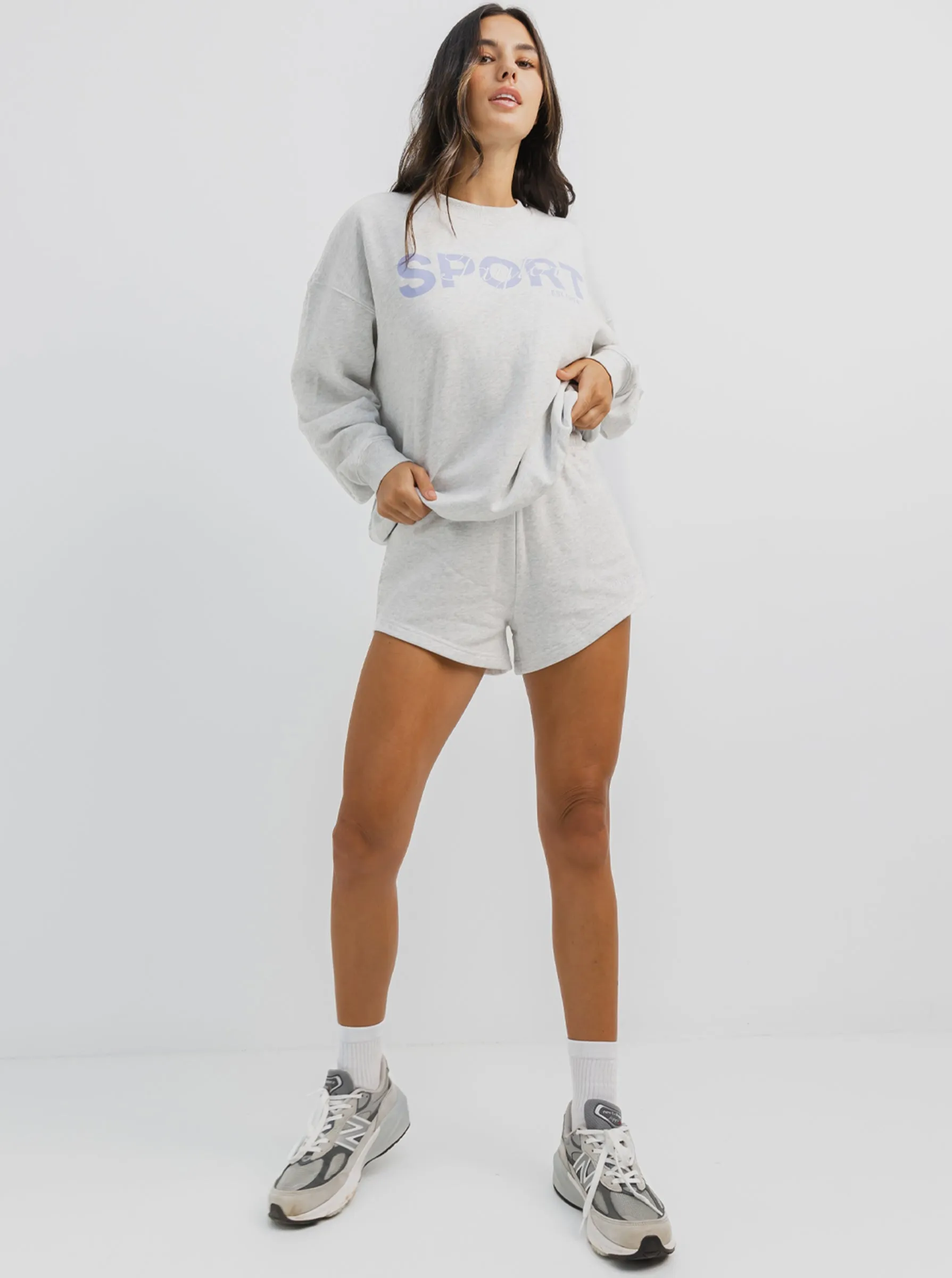 Heritage Crew In Snow Marle Ibex like Fresh Vibe