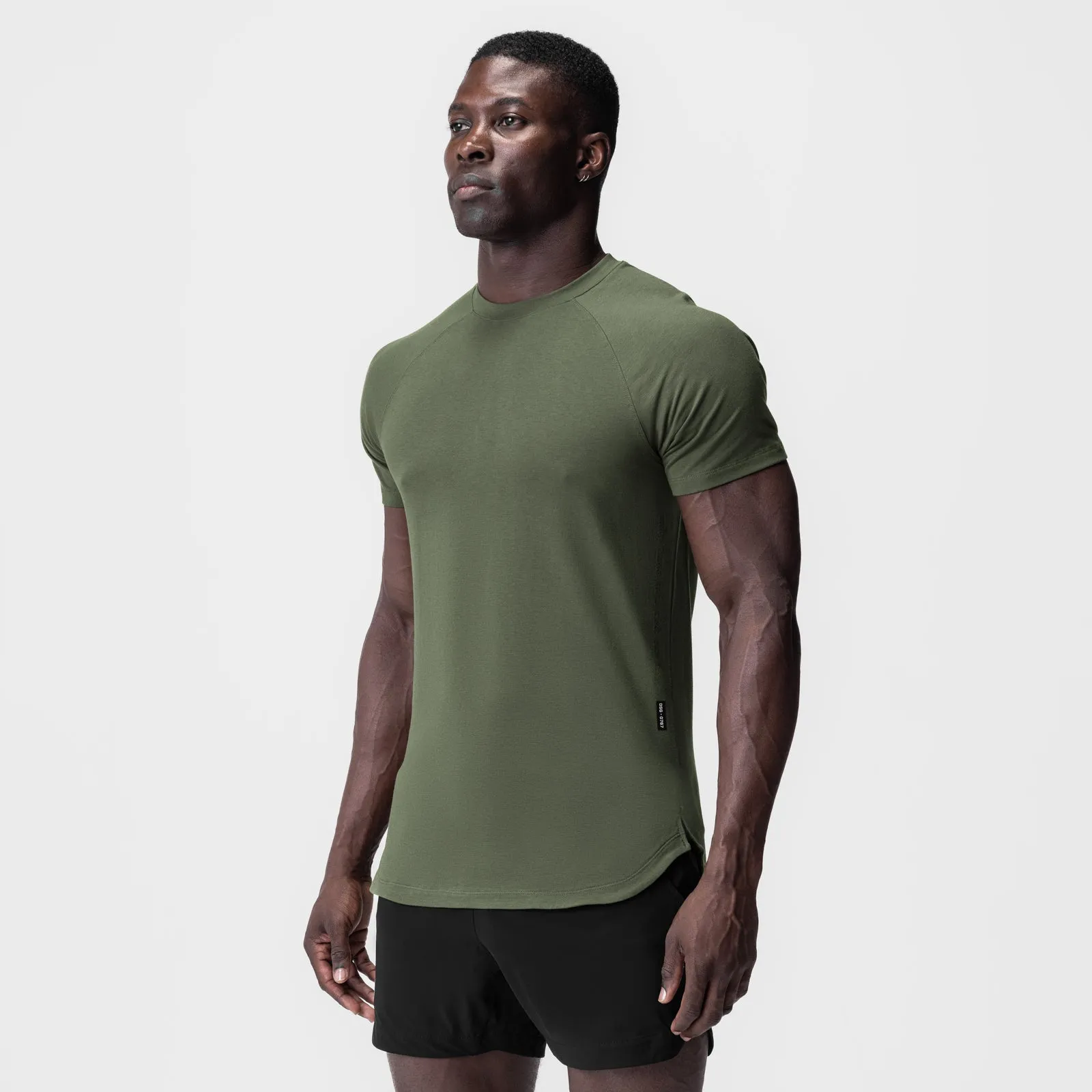 0767. Supima? Established Tee - Olive Simple and Chic
