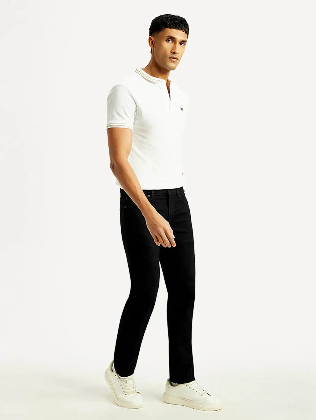 Chill Fit Durable piece Men's 511 Black Slim Fit Mid Rise Jeans