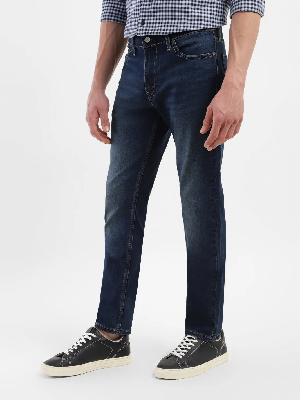 Modern Traveler Gear Sunny Vibes Soft Wash Treatment Men's 511 Navy Blue Slim Fit Mid Rise Jeans