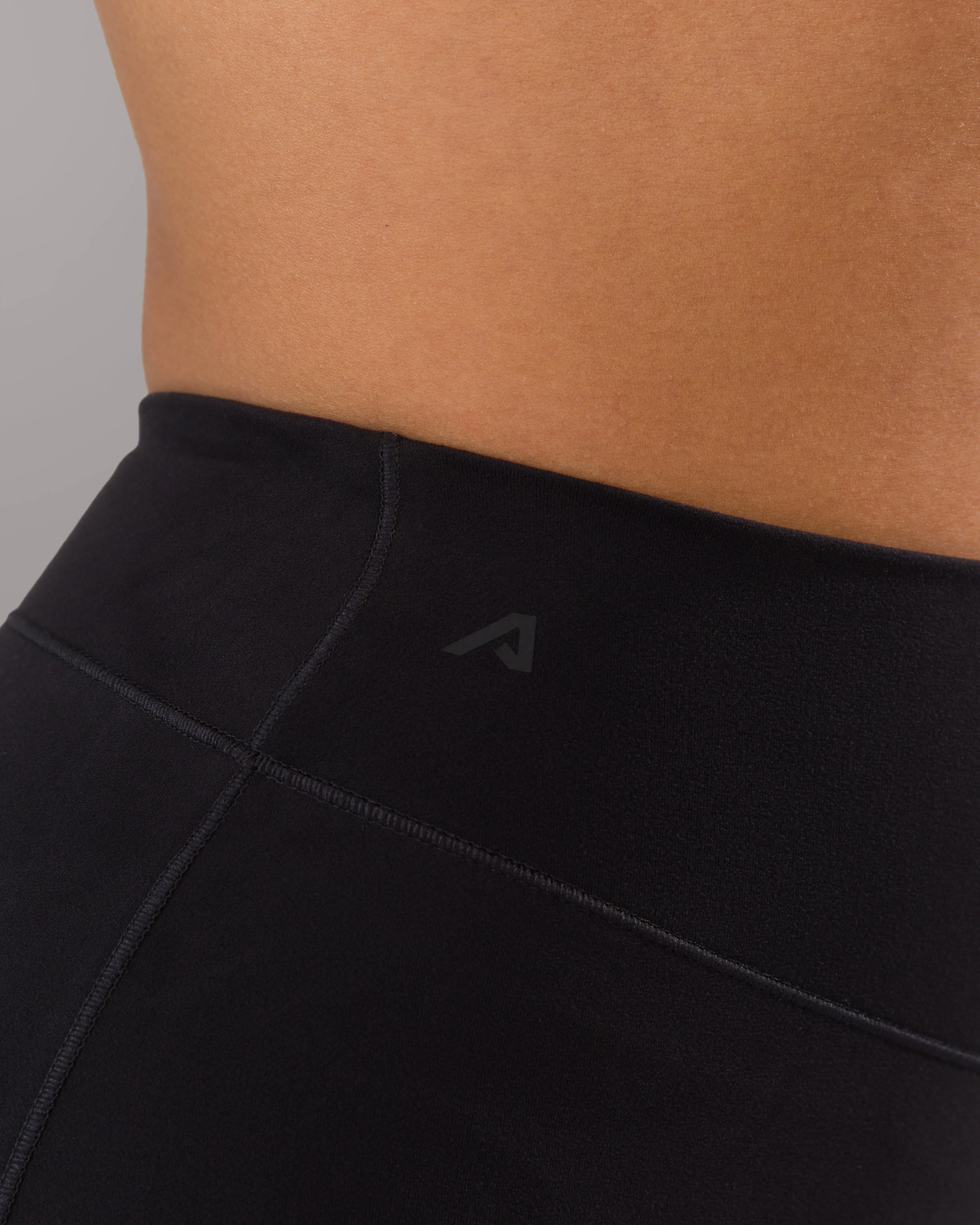 Tummy Control Panel No irritation Dip Back Legging - Black