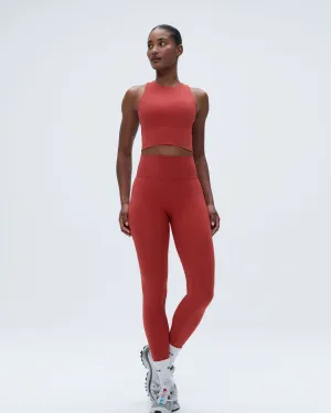 For Teens Breathable Fabric Active Lifestyle Four Way Ultimate Leggings - Vintage Red