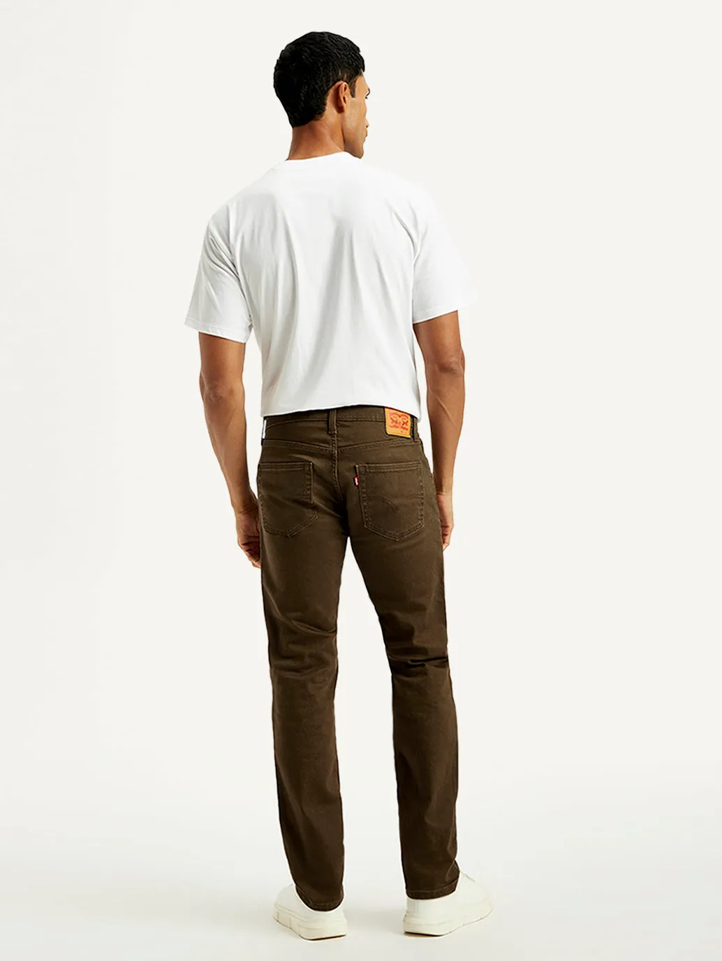 Year Round Piece Men's 511 Brown Overdyed Slim Fit Mid Rise Jeans