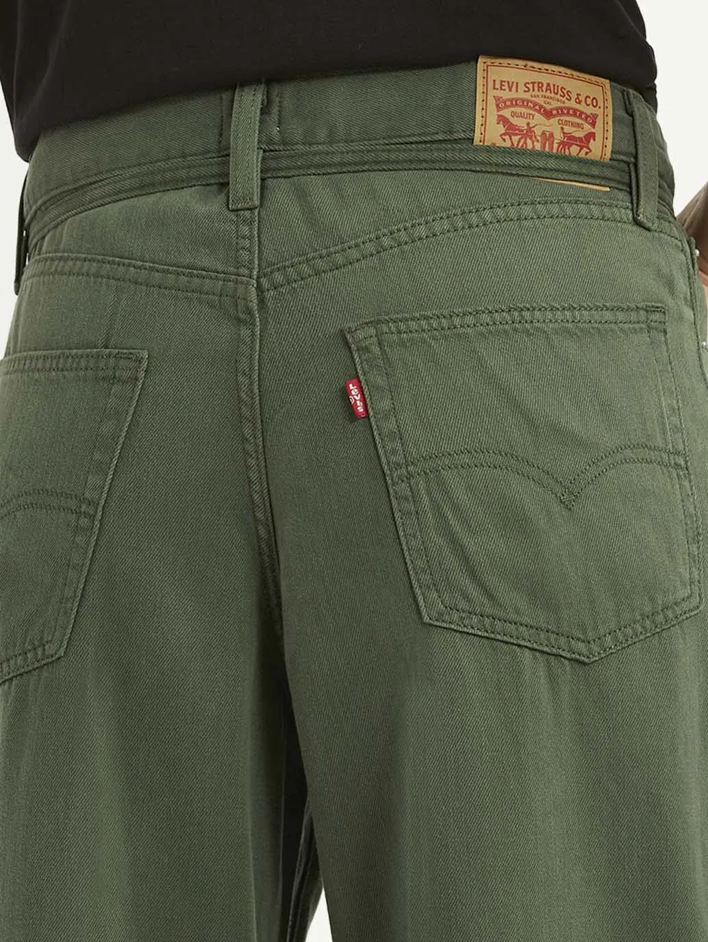Women's Green XL Straight Fit Mid Rise Jeans Match With All Go-To Choice