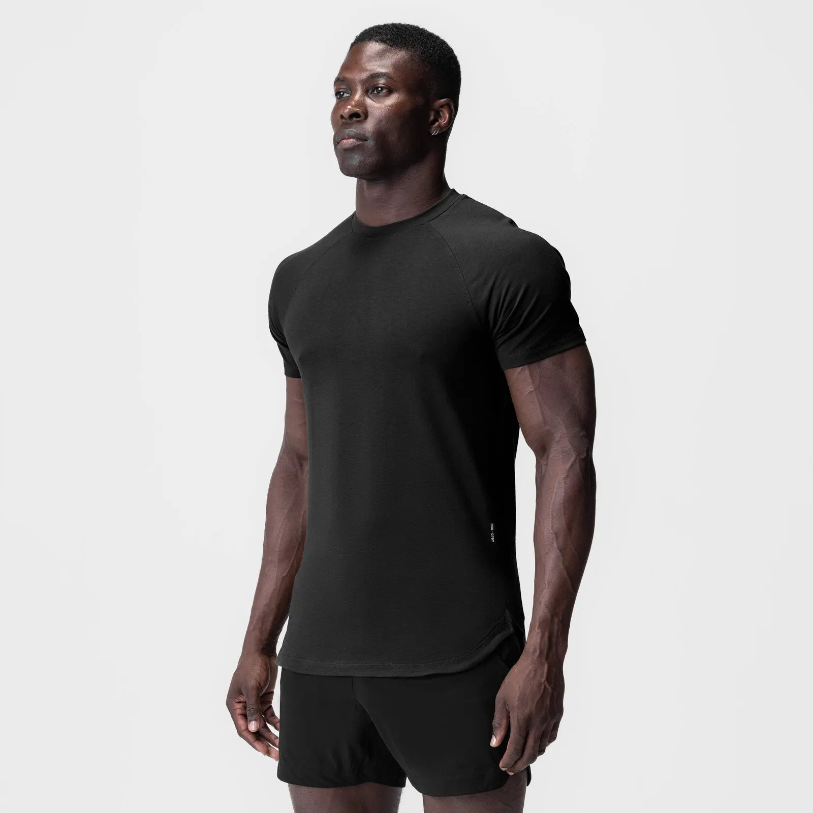 Layered Sleeve 0767. Supima? Established Tee - Black