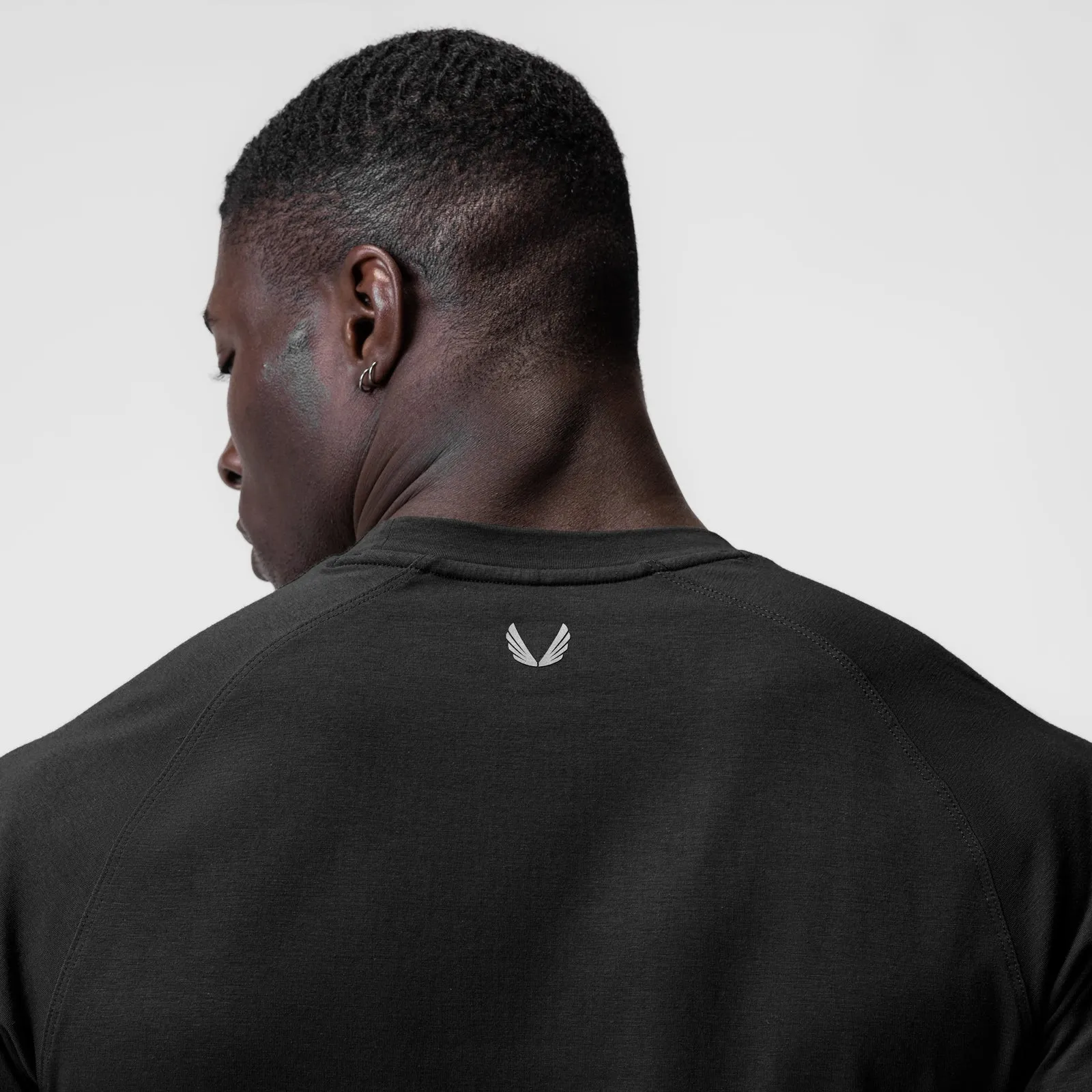 0767. Supima? Established Tee - Black Fashion-Ready NonIrritating Fabric