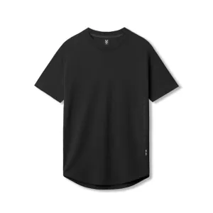 0767. Supima? Established Tee - Black Street Smart sequined details
