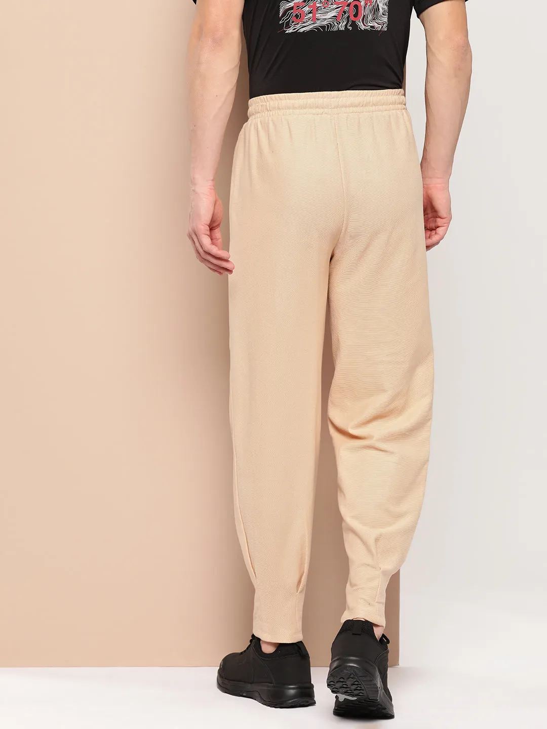Breathable mesh lining Alcis Men Men Solid Regular Fit Cotton Joggers