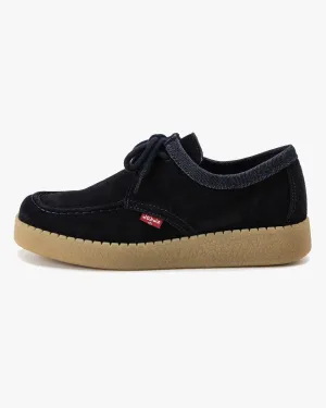 Non Restrictive Cut Seamless Waistband Finish Levi's? RVN Low Red Tab Moc Toe Shoes - Navy Blue