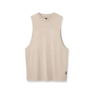 Agricultural - useful Urban Style 0837. 3D-Lite? 2.0 Lycra? Muscle Tank - Sand Smoke "RP"