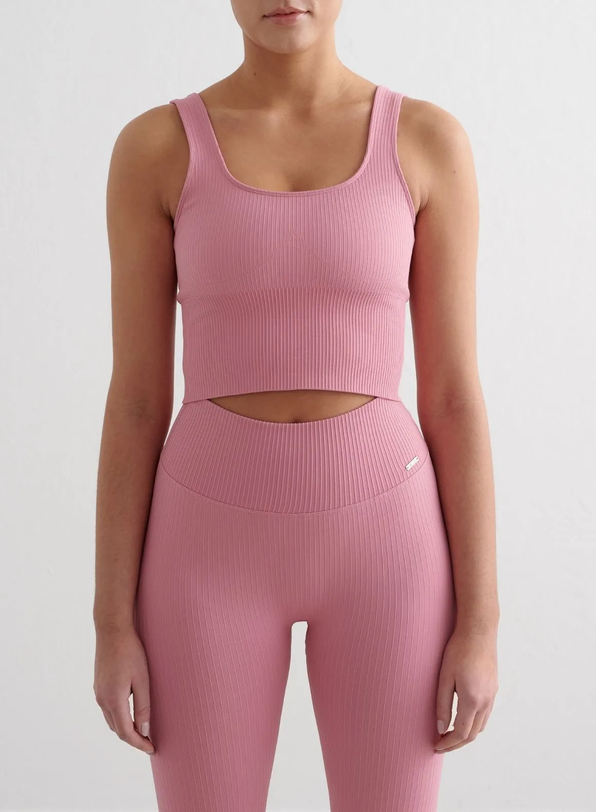 low - power light feel Desert Rose Ribbed Seamless Shaping Bralette