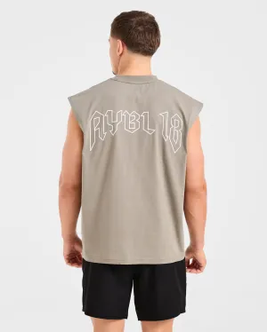 Abrasion Proof Reinforcements Rebound Tank - Dusky Olive NoGap Waist Design