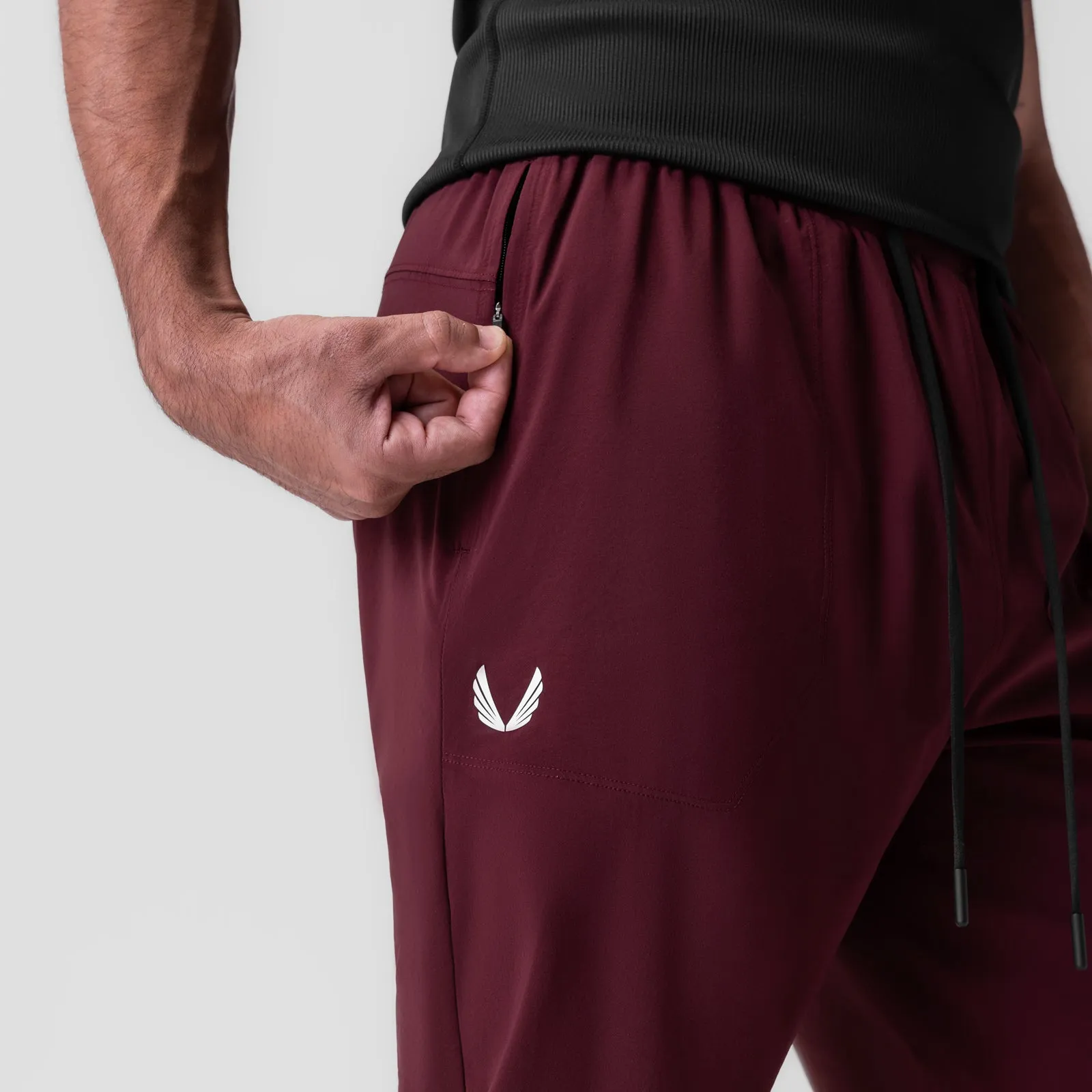 0996. Aerotex? Training Jogger - Crimson Loose cut Quick Flex