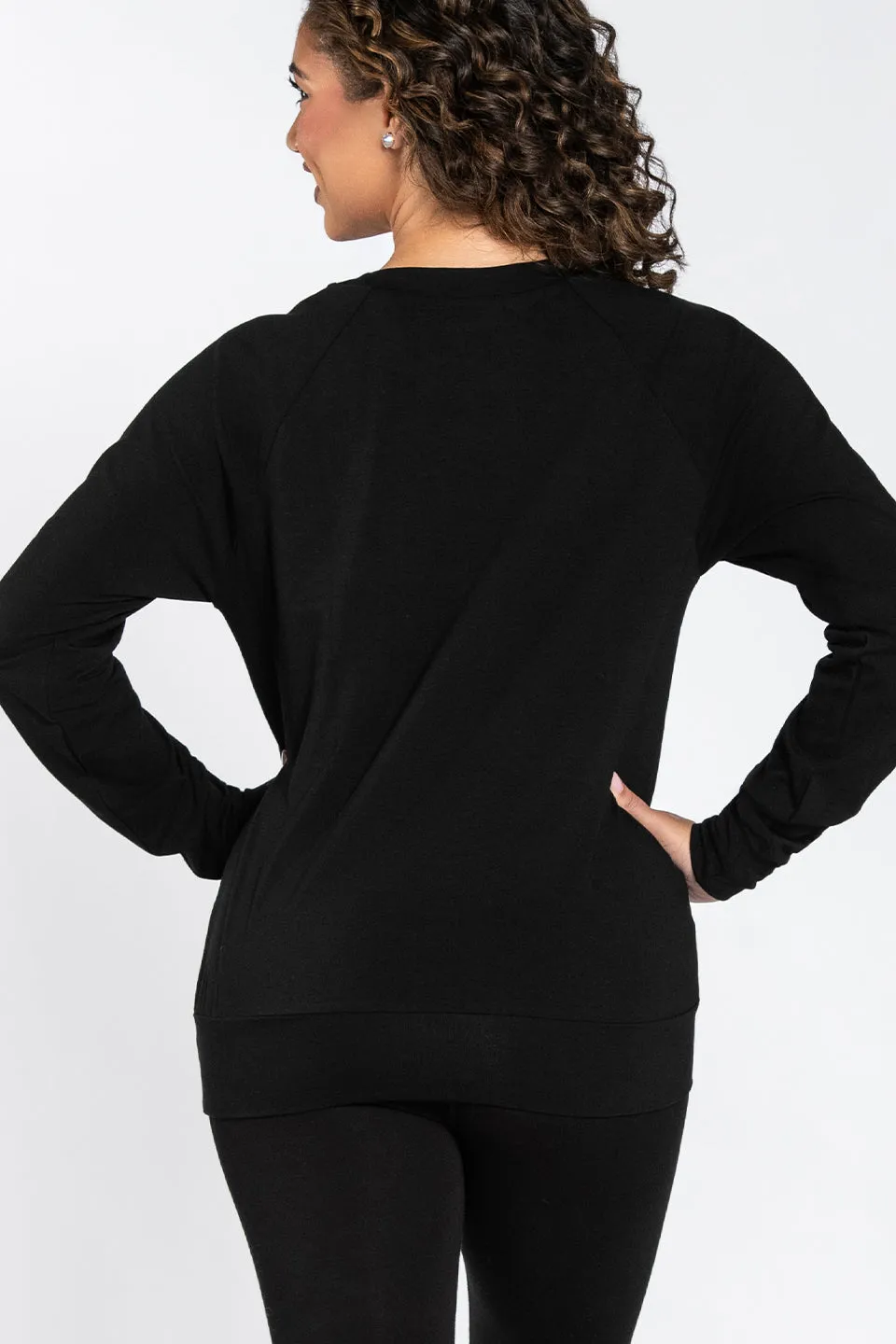 Functional Fit Rebel Athletic Long Sleeve Shirt in Black