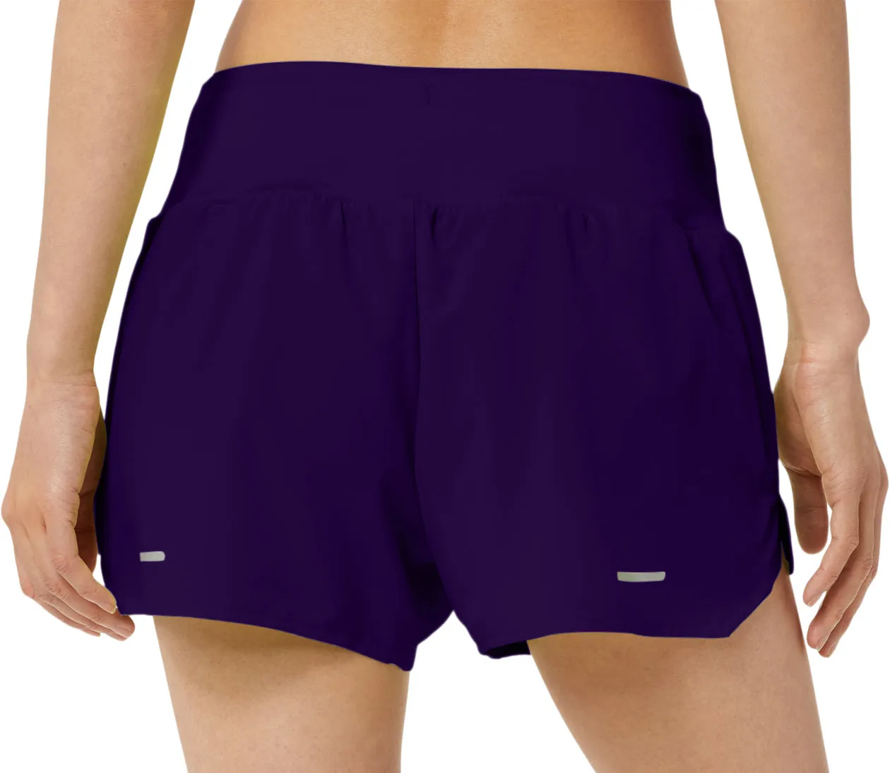 Beach Ready Shorts Asics Road 3.5 Inch Womens Running Shorts - Blue