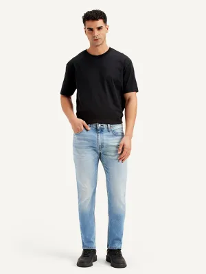 Daily Uniform Men's 512 Light Blue Slim Tapered Fit Mid Rise Jeans