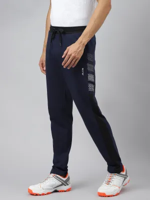 Smooth Finish Alcis Men Graphic-Print Dress Blue Soft-Touch Athleisure Track Pants