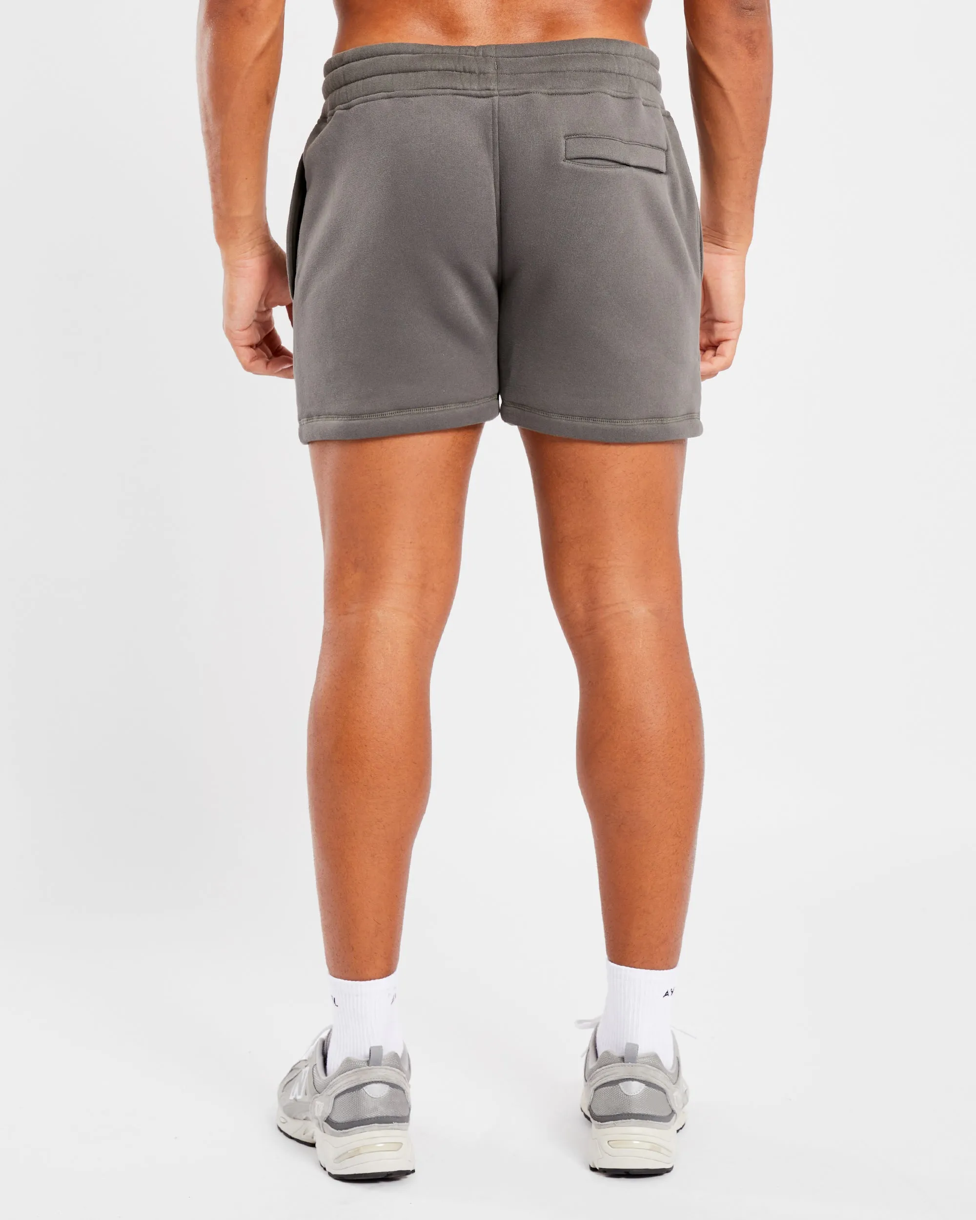 Clean Lines Style Basic Essential 5" Shorts - Charcoal