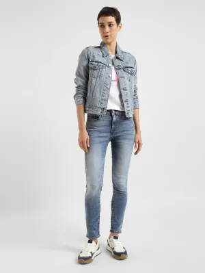 Stylish Fit Women's 711 Blue Skinny Fit Mid Rise Jeans