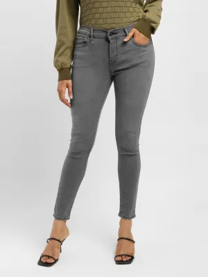 Women's 710 Grey Skinny Fit Mid Rise Jeans Wear It All