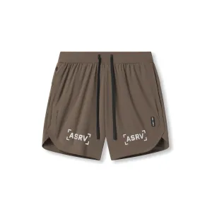 0823. Tetra-Lite? 7" Linerless Short - Deep Taupe "Bracket" Clean Fit
