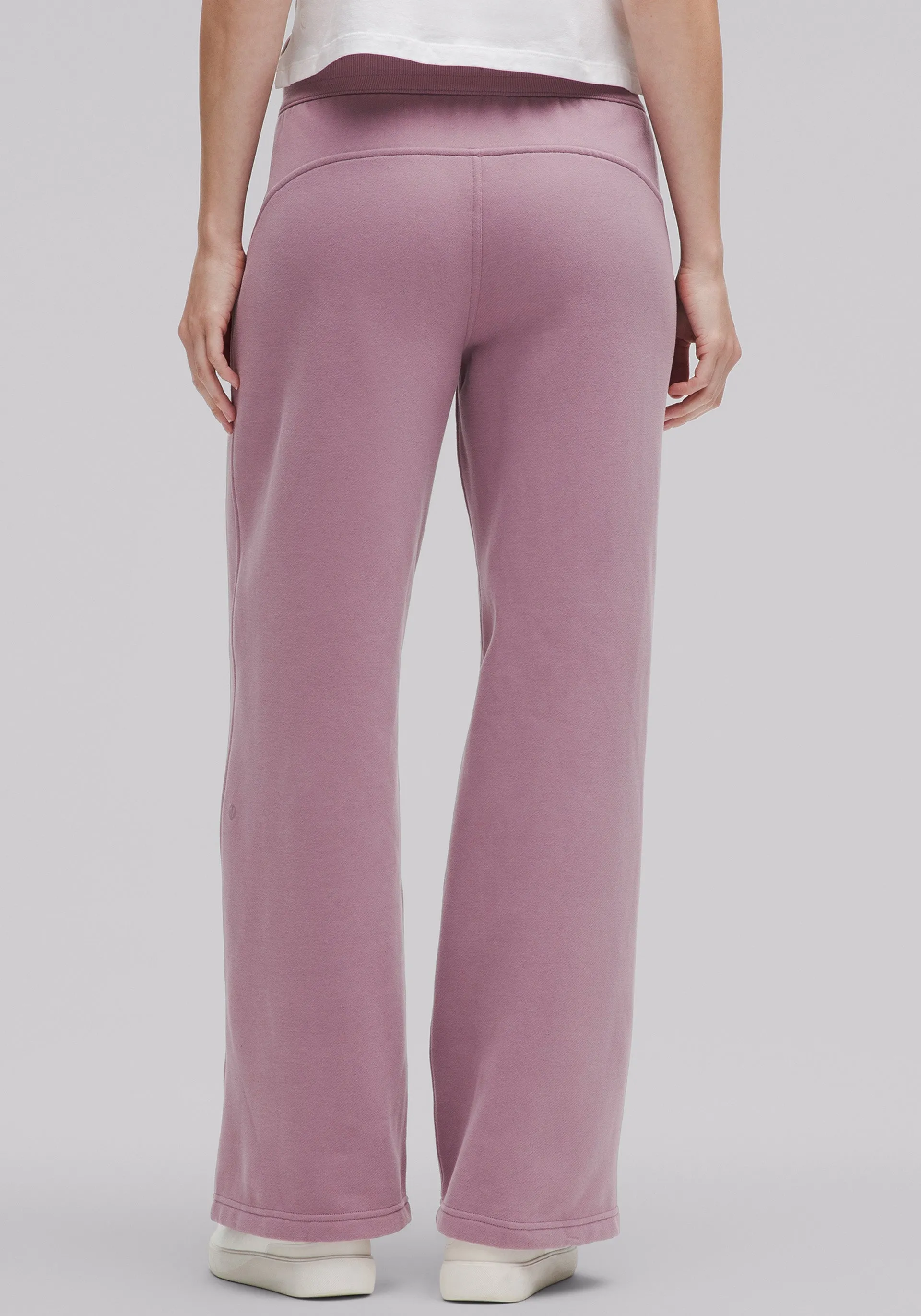 Scuba Mid-Rise Wide-Leg Pant | Regular Curved Waistline