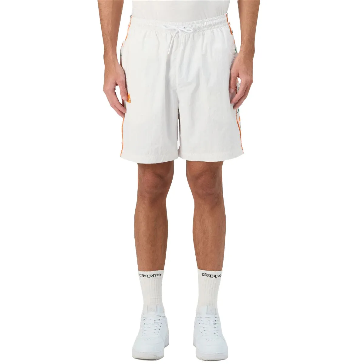 Limited Edition Odor-resistant 222 Banda Nardo Shorts - White Green Tee Orange
