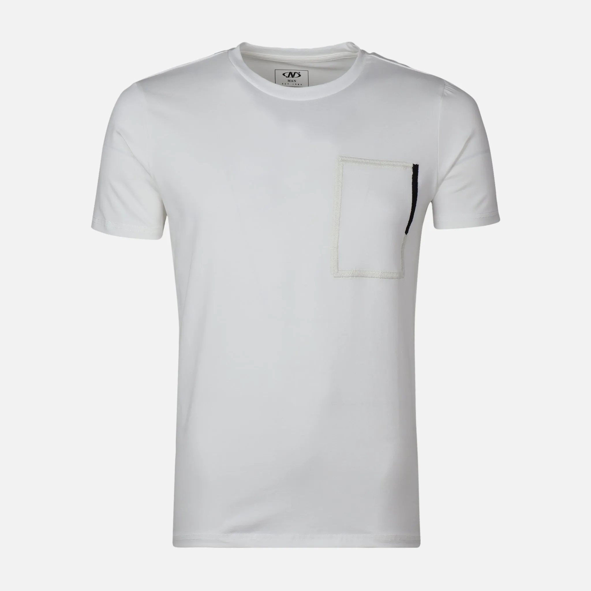 MEN T-SHIRT ROUND NECK PLUS FIT OdorResistant EcoFriendlyDyeProcess