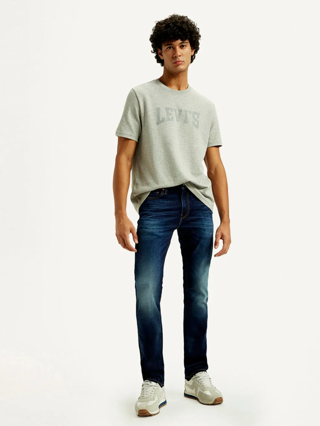 Men's 511 Indigo Slim Fit Mid Rise Jeans Breathable Minimalist