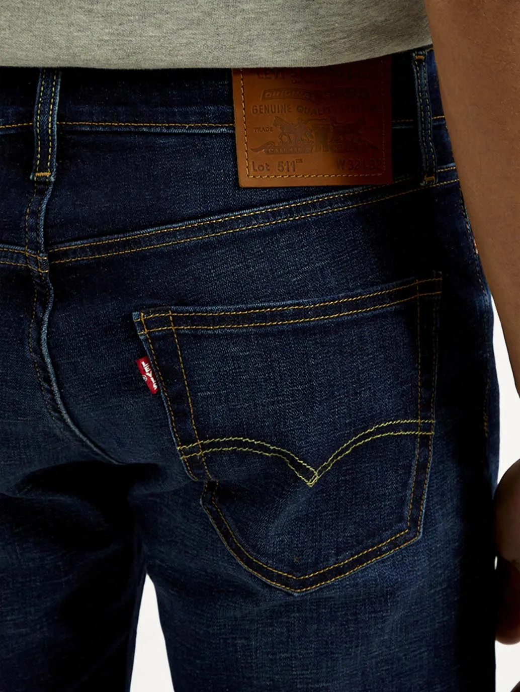 Men's 511 Indigo Slim Fit Mid Rise Jeans Foundation Piece Style Focus