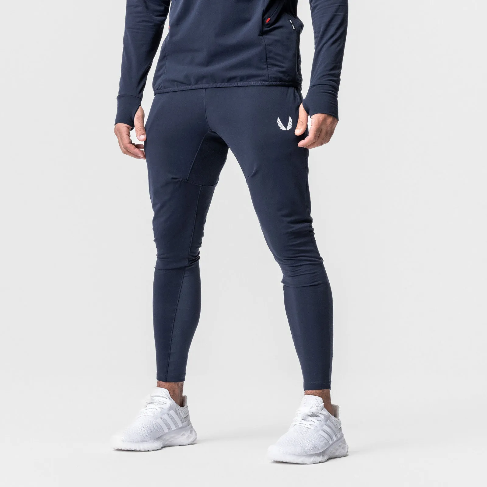 0694. Thermal Hybrid Jogger - Navy Eco Friendly Fabric Soft Brush Lining