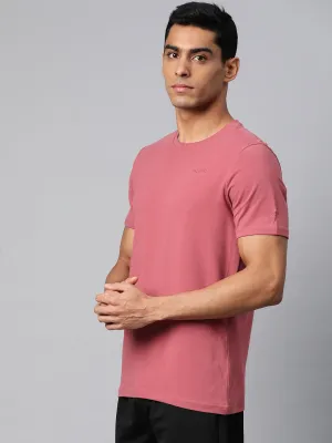 AntiPillingTechnology Alcis Men Solid Stretchex Slim Fit T-shirt
