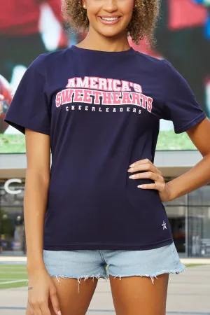 EcoFriendlyProduction America's Sweethearts Tee in Navy