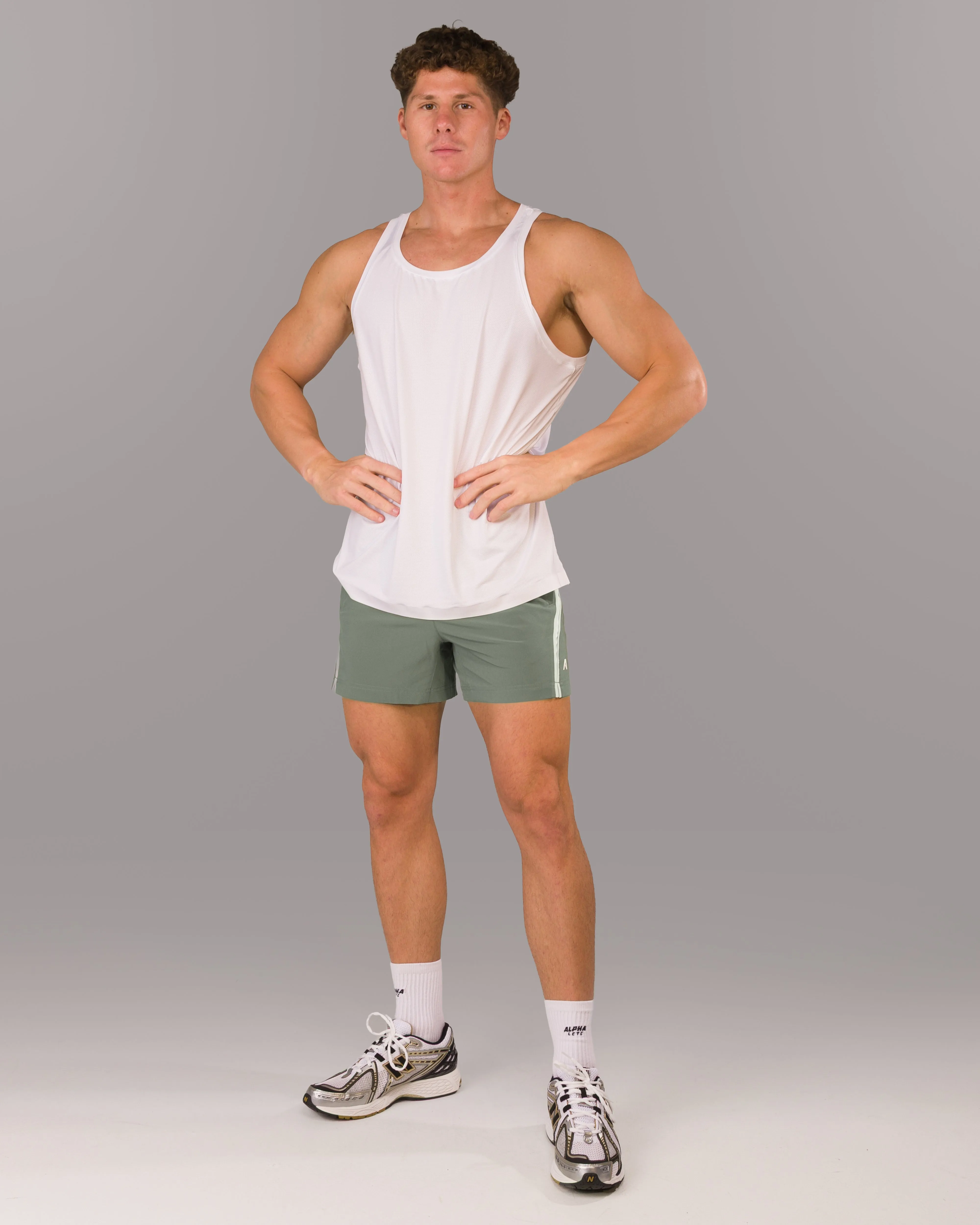 maternity option winter shorts Dynamic Panel Short - Muted Sky
