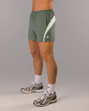 energetic look mesh ventilation Dynamic Panel Short - Muted Sky