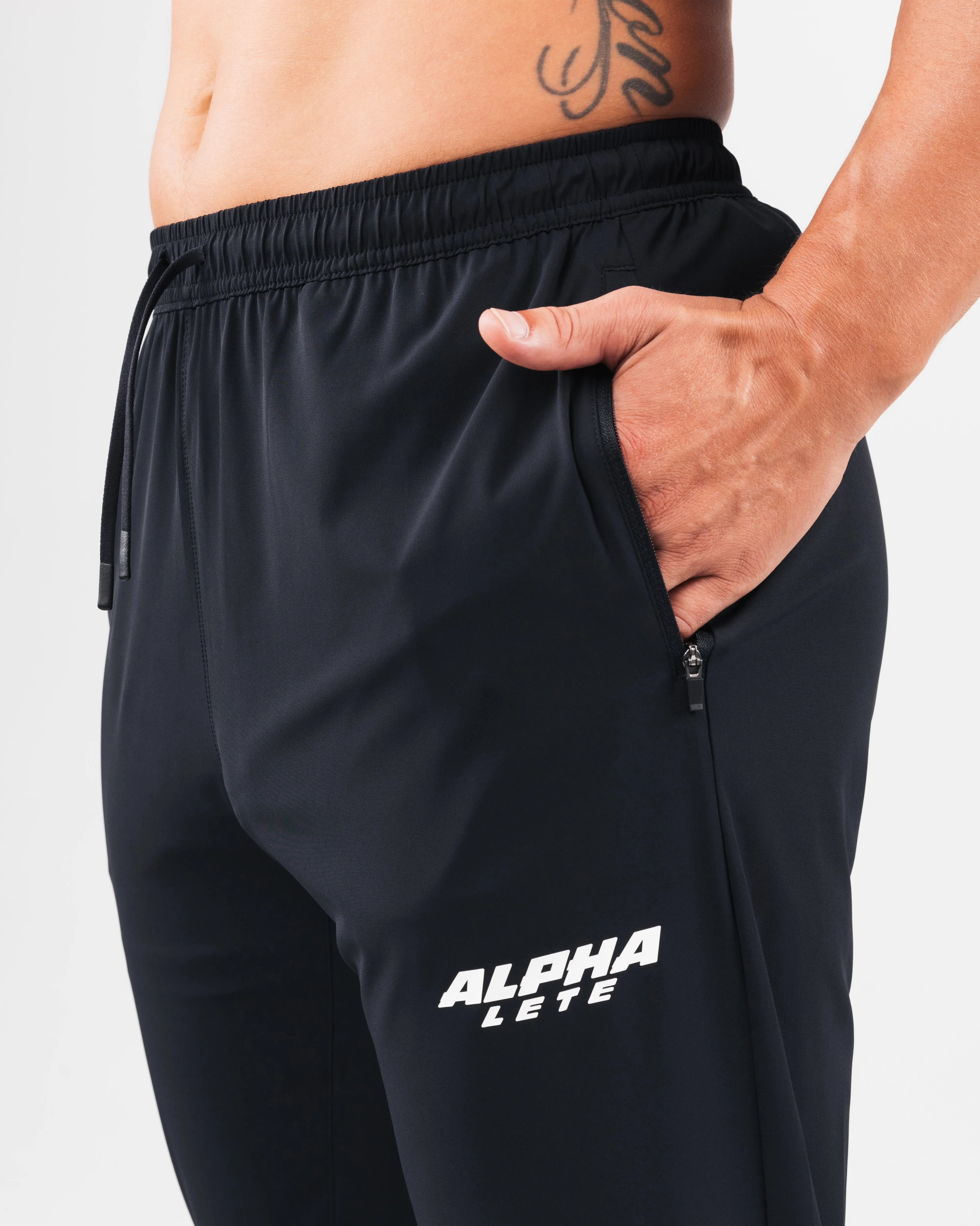 Elastic Free Cuffs Force Power Pant - Black